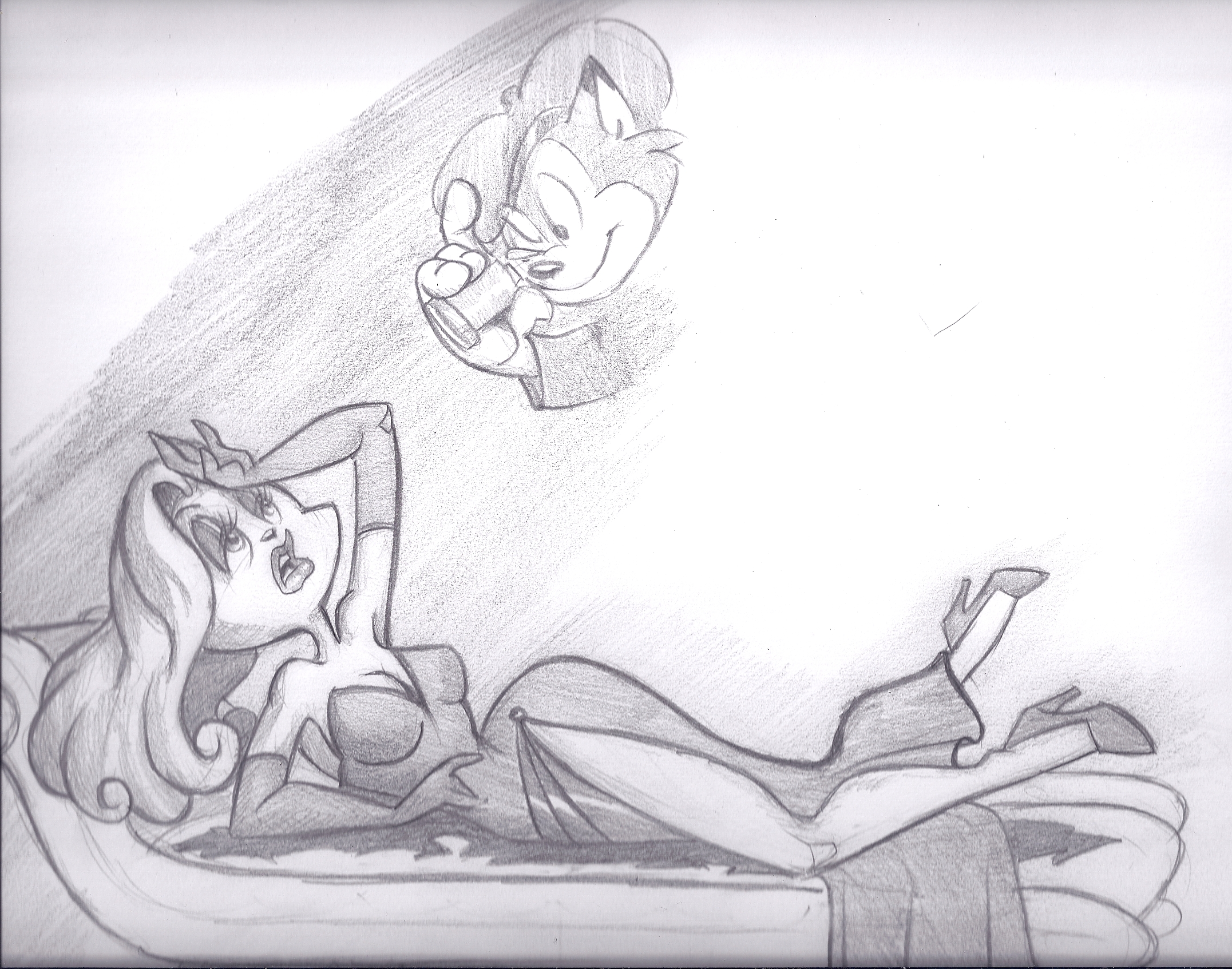 1940’s Hollywood Cartoon Actress & Director-Sketch of the Day